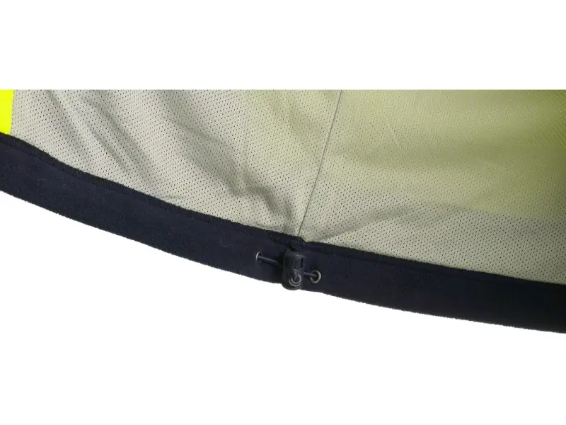 Bunda CXS PRESTON, výstražná, fleece, žluto - modrá vel. 2XL